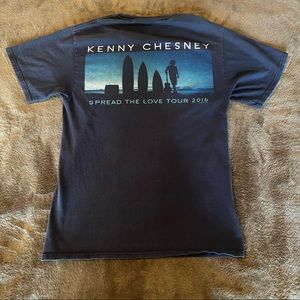 Kenny Chesney Navy Blue Spread the Love Tour 2016 T-Shirt Size Small